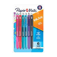 Photo 1 of Paper Mate Inkjoy Gel Pens .7mm 6/Pkg-Assorted 2 pack 