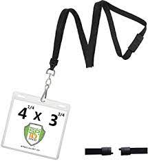 Photo 1 of 5 pack ( 5 in each ) clear cardholders with lanyards 