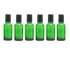 Photo 1 of 30 ml green plastic bottles - with stick-on labels 