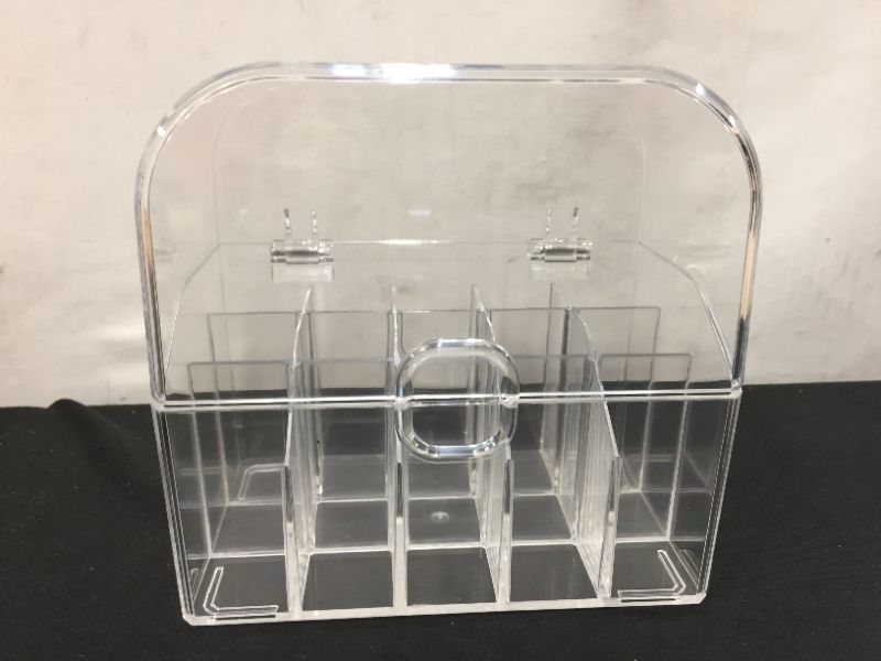 Photo 2 of  LINFIDITE Lipsticks Storage Box Lipstick Organizer Acrylic Clear Beauty Makeup Storage