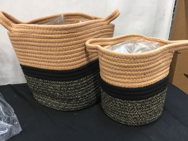 Photo 1 of 2pack cotton planters black and yellow with handles