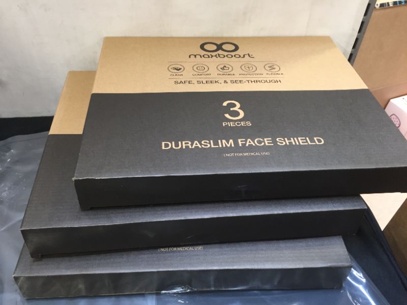 Photo 1 of 3pack  dura slim PET face shield