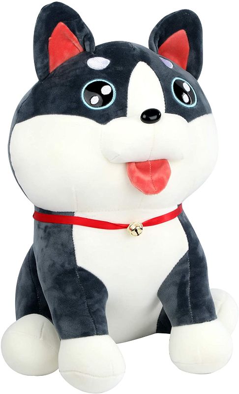 Photo 1 of Husky Plush Toys Soft Novelty Cute Doll Toy Presents Gifts for Adults Kids Boys and Girls Home Bedroom Sofa DecorationChild Birthday Present
