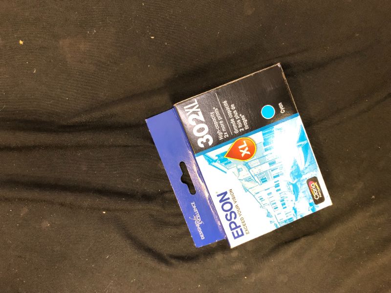 Photo 1 of Epson - 302XL High-Yield - Cyan Ink Cartridge - Cyan
