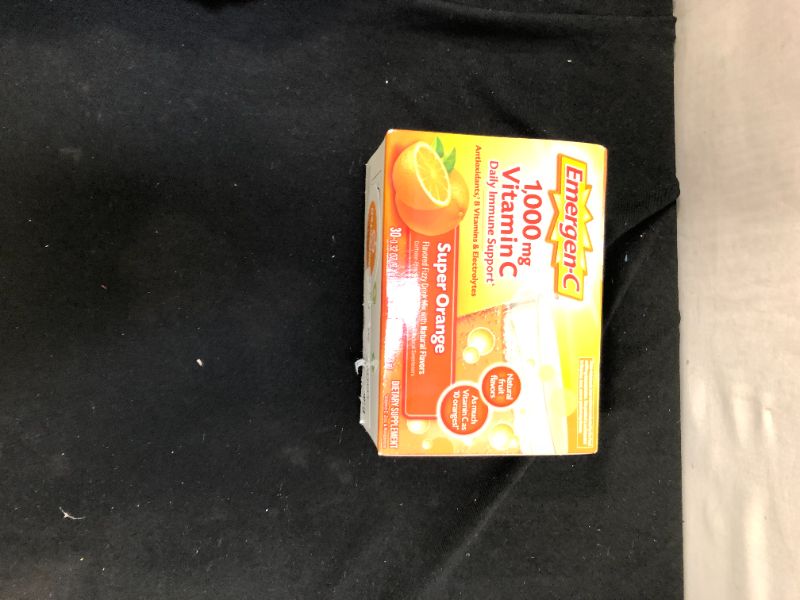 Photo 1 of Emergen-C Vitamin C Drink Mix - Super Orange - 30ct exp--Nov-2022