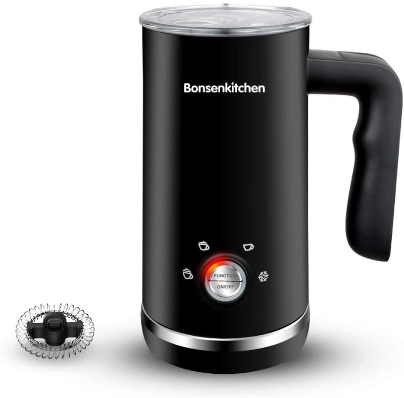 Photo 1 of Electric Milk Frother and Steamer, Bonsenkitchen 4 in 1 Automatic Milk Foamer for Coffee, Hot Chocolate, Latte and Cappuccino, Slient Operated 16.09oz...
