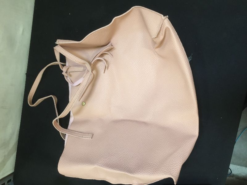 Photo 2 of Women's Soft Faux Leather Tote Shoulder Bag Big Capacity Handbag

