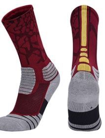 Photo 1 of KESKALE Basketball Socks, 1 pair Cushioned Crew Mid-Calf Athletic Sports Socks for Men and Women 3pack 
