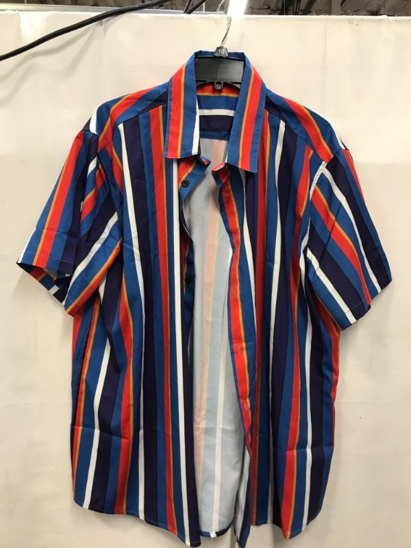 Photo 1 of menu button-up shirt 
size 2 XL