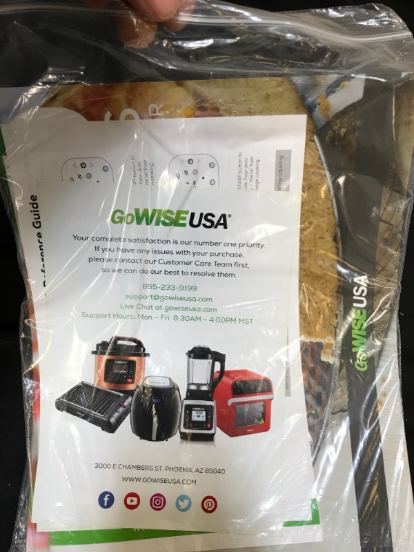Photo 1 of 8-in-1 5.8 Qt. Black Electric Air Fryer with Recipe Book