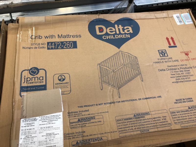 Photo 2 of Delta Children  Mini 1.5'' Mattress ( MATTRESS ONLY )