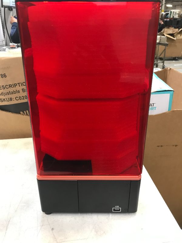 Photo 2 of ELEGOO Saturn MSLA 3D Printer UV Photocuring LCD Resin 3D Printer with 4K Monochrome LCD, Matrix UV LED Light Source, Off-Line, and WLAN Print,192x120x200mm / 7.55x4.72x7.87 inches Printing Size