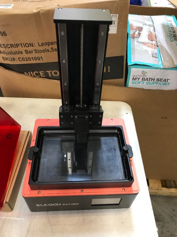 Photo 6 of ELEGOO Saturn MSLA 3D Printer UV Photocuring LCD Resin 3D Printer with 4K Monochrome LCD, Matrix UV LED Light Source, Off-Line, and WLAN Print,192x120x200mm / 7.55x4.72x7.87 inches Printing Size