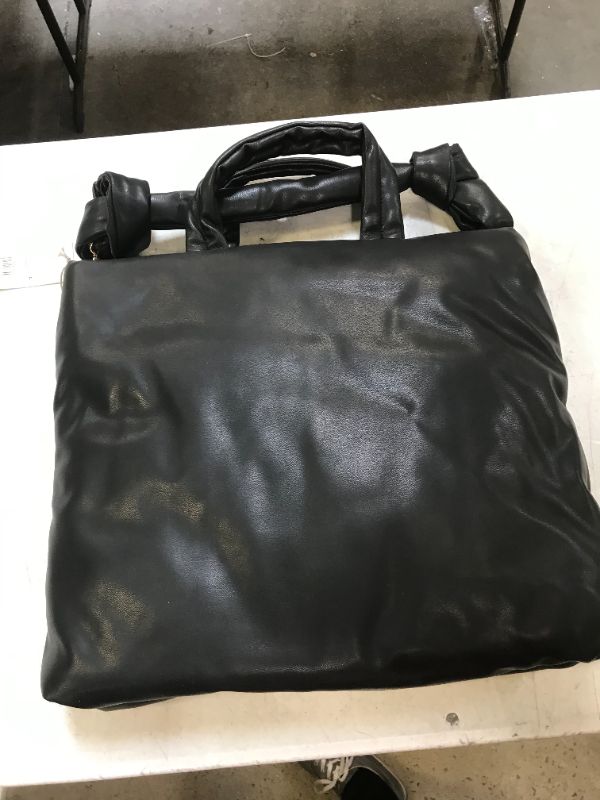 Photo 1 of Soft Puffer Tote Handbag - A New Day Black