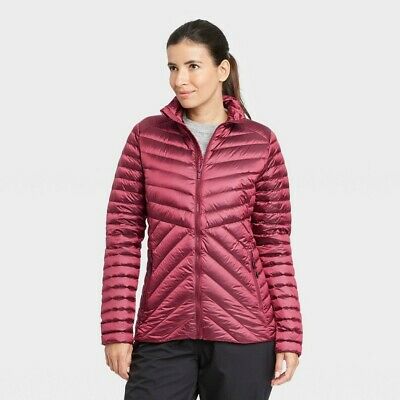 Photo 1 of Women's Packable Down Puffer Jacket - All in Motion Pink L