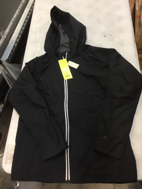 Photo 2 of Boys' Rain Jacket - All in Motion Black L