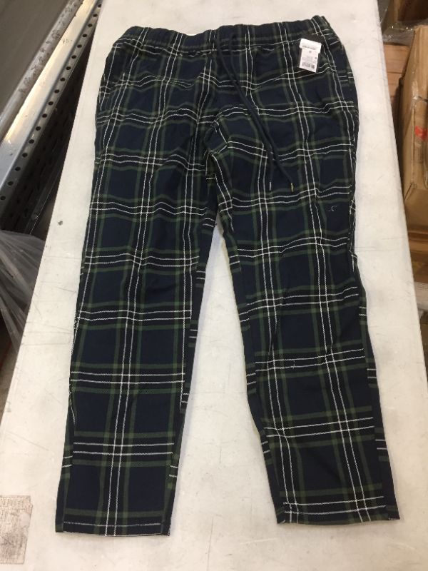 Photo 2 of Men's Plaid Regular Fit Jogger Pants - Original Use Navy SIZE M, Blue