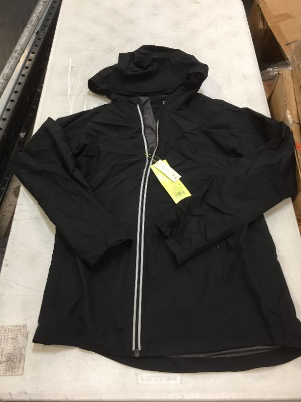 Photo 2 of Boys' Rain Jacket - All in Motion Black L