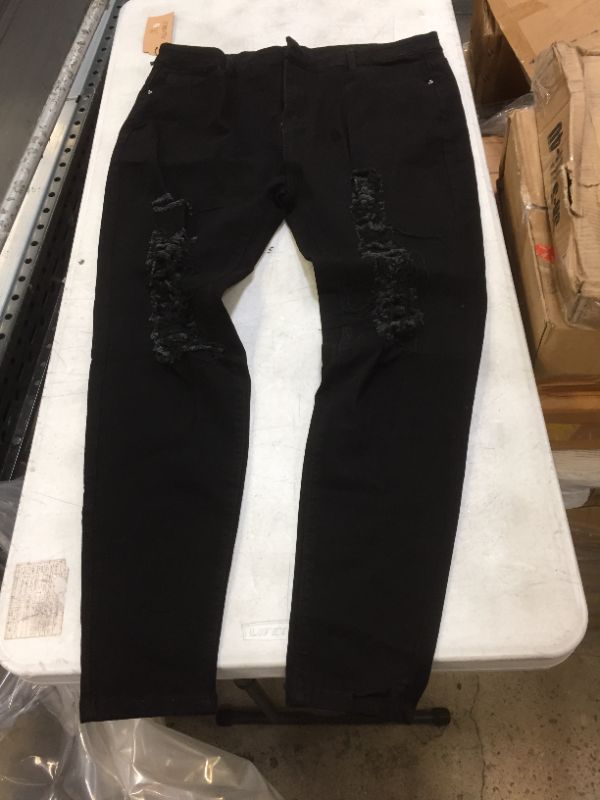 Photo 1 of WOMEN BLACK RIPPED JEANS SIZE 3XL 