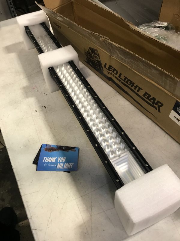 Photo 2 of LED Light Bar Nilight 32inch 378W Triple Row 37800lm Flood Spot Combo LED Bar Driving Lights Super Bright LED Off Road Lights for Trucks Trucks Jeep