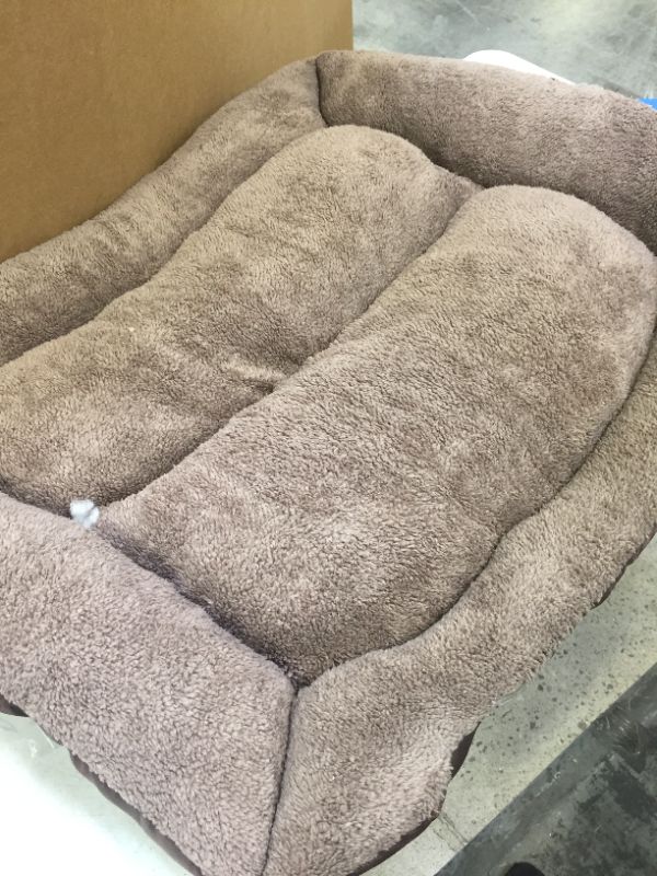 Photo 1 of Brown Dog Bed with Orthopedic Fur