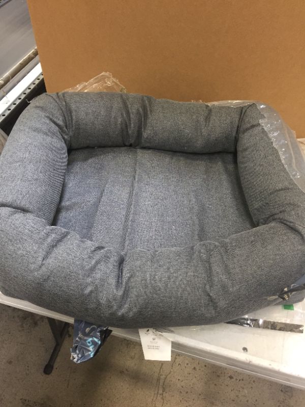 Photo 1 of Barkbox 2-in-1 Memory Foam Cuddler Dog Bed | Plush Orthopedic Joint Relief Crate Lounger or Donut Pillow Bed, Machine Washable + Removable Cover | Waterproof Lining