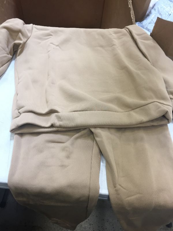 Photo 1 of Brown hoodie and sweat pants set size XL men
