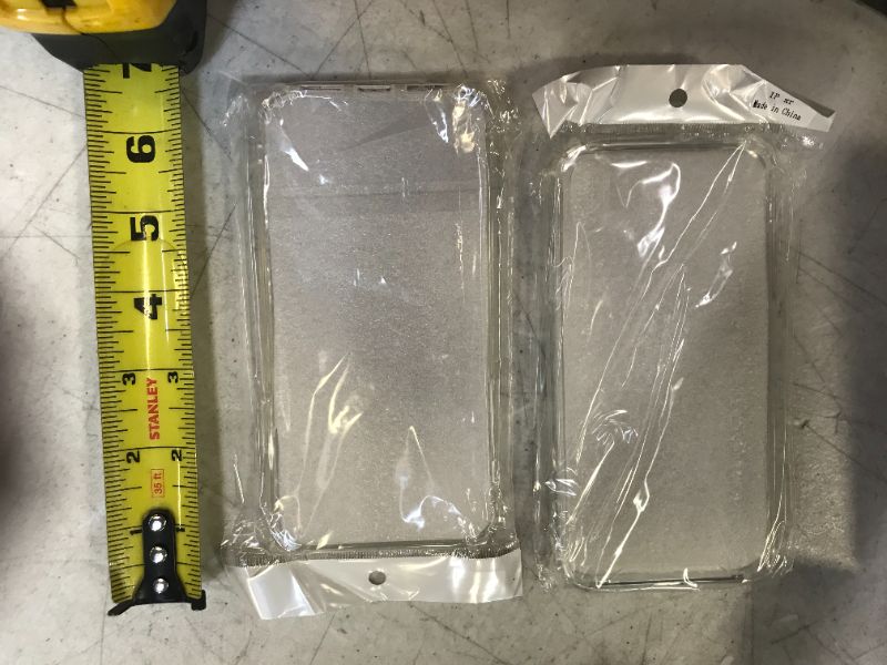 Photo 1 of 2 clear iphone cases for unknown model --new 