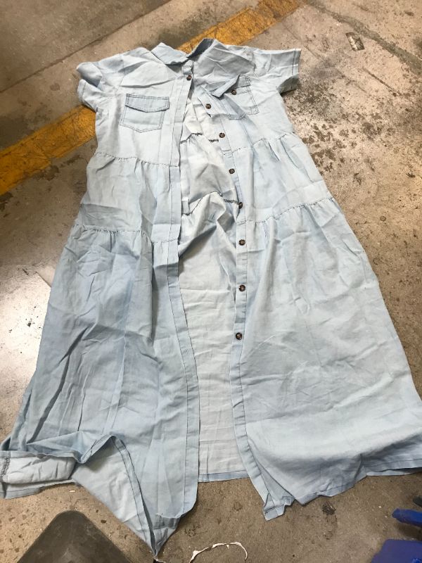 Photo 1 of 3 pc denim color summer dress--button up--size 2xl and 3xl