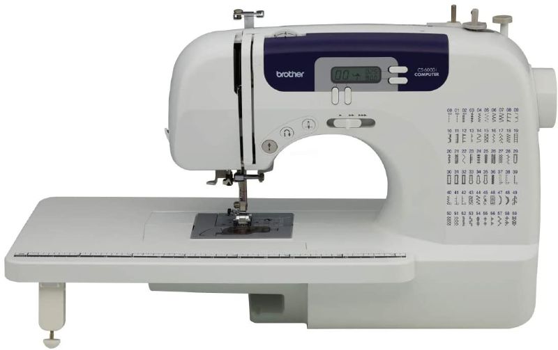 Photo 1 of Brother Sewing and Quilting Machine, CS6000i, 60 Built-in Stitches, 2.0" LCD Display, Wide Table, 9 Included Sewing Feet
