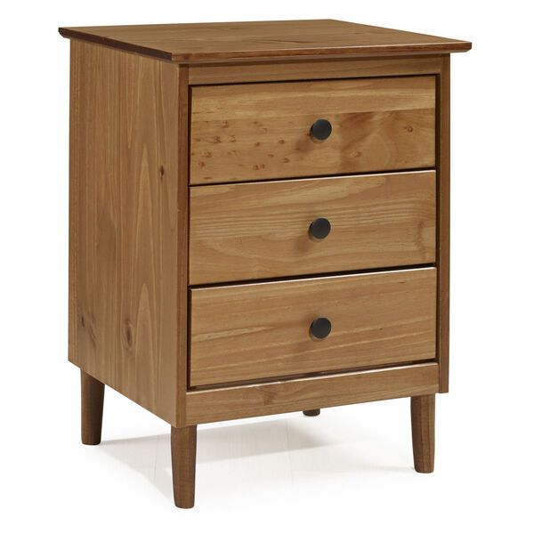 Photo 1 of 3 drawer nightstand 