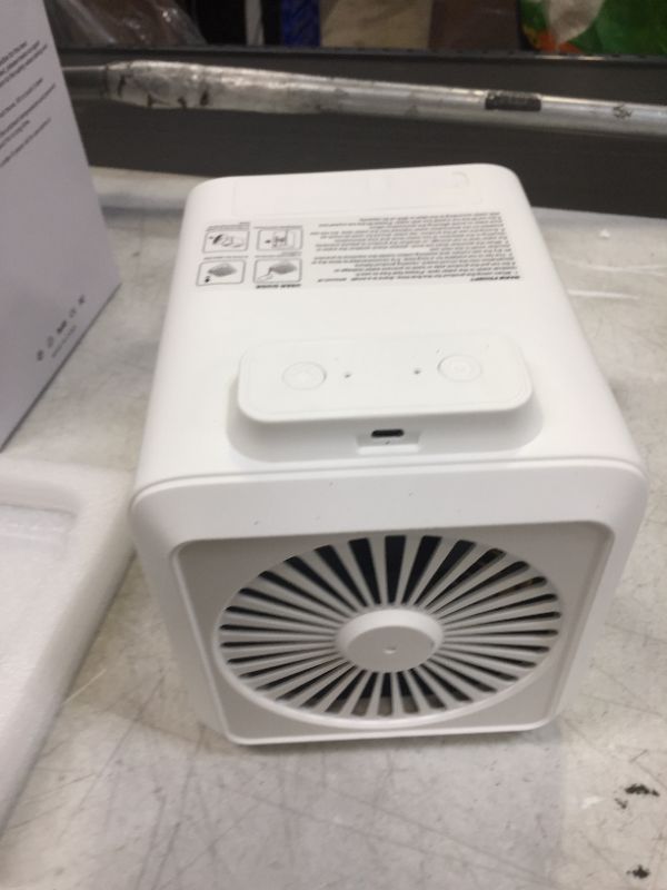 Photo 2 of Hoepaid Portable Air Conditioner - USB Ice Fan Portable AC Unit With 3 Speeds & 2 Ice Crystal Box | Air Conditioner Cooler for Small Room Office Outdoor
