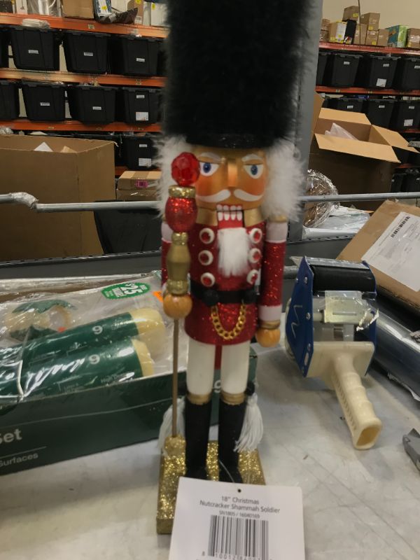 Photo 2 of 18 in. Christmas Nutcracker Shammah Soldier
