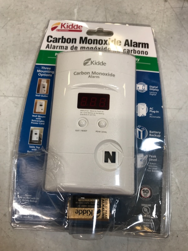 Photo 2 of Nighthawk Carbon Monoxide Detector, AC-Plug-in with Battery Backup, Digital Display
