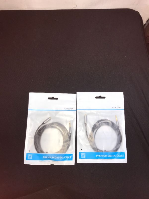 Photo 2 of 2 pack 3.5 mm Headphones Extensions ( 6 FT ) 