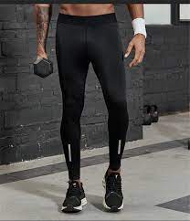 Photo 1 of Night Reflective Running Tights Men Compression Pants Sport Gym Leggings Fitness Sports Pants Men Jogging Pants Gym SIze XL 