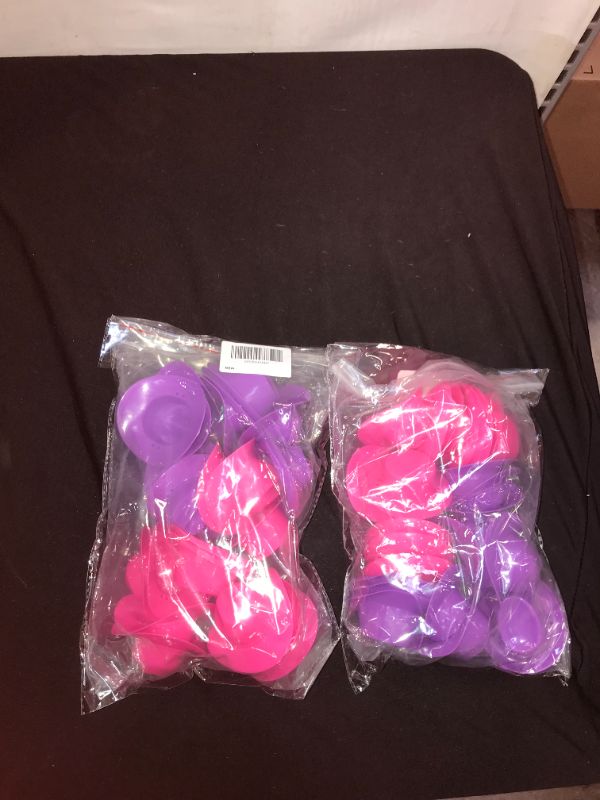 Photo 2 of 2 bags of mini cowgirl/cowboy hats ( plastic ) ( pink and purple ) 