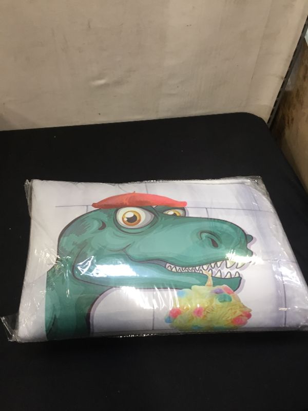 Photo 1 of 4 pcs cartoon dinosaur set ( bathroom accessories ) 