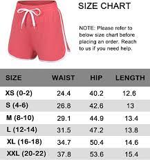 Photo 1 of RUFIYO Women's Summer Shorts Athletic Running Shorts Sports Workout Shorts with Drawstring size large 