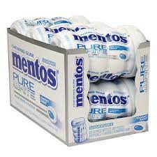 Photo 1 of  Mentos pure white gum (sugar-free) exp- 04/24 - 6 pack 