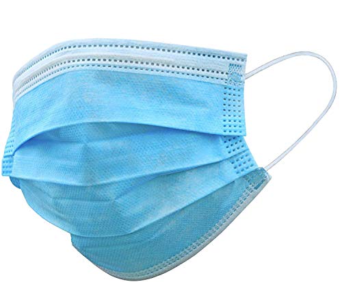 Photo 1 of Class 1 Protective Face Masks - TITAN PROTECT 3-Layer Disposable Face Mask - Non-Medical Mask Filters >95% of Particles - Elastic Ear Loop ( 3 pack ) 