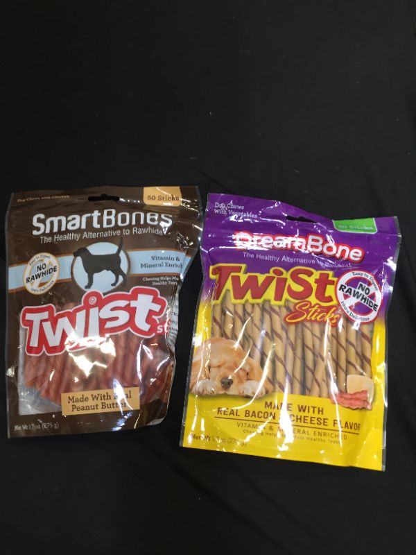 Photo 1 of 2 pack dog treats ( exp- 03/25/2024 ) (exp- 05/06/24 ) 