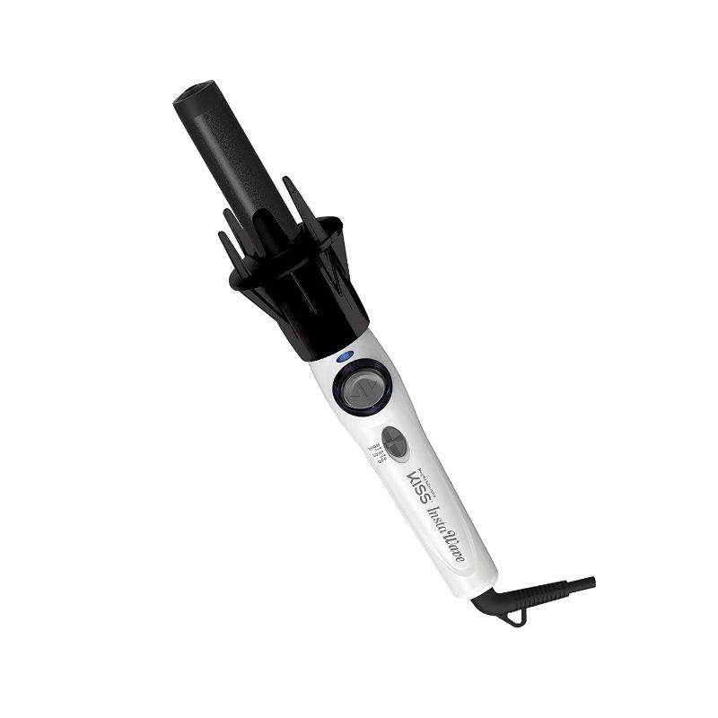 Photo 1 of Kiss Products Instawave Automatic Ceramic Curling Iron 1” KACI01, Black; White
