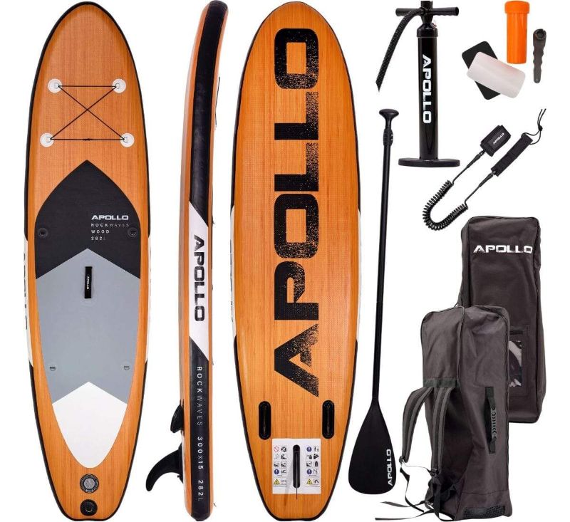 Photo 1 of APOLLO Wood Inflatable Stand Up Paddle Board for Adults