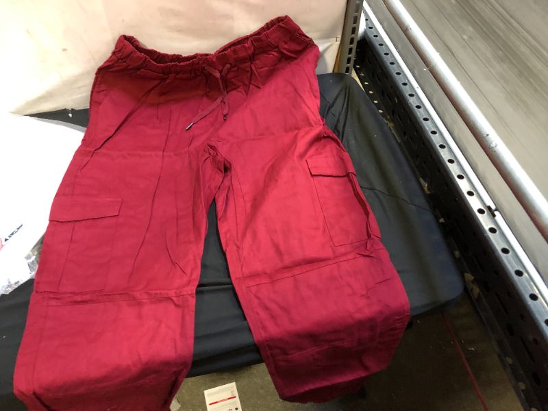 Photo 1 of women's generic red cargo pants large