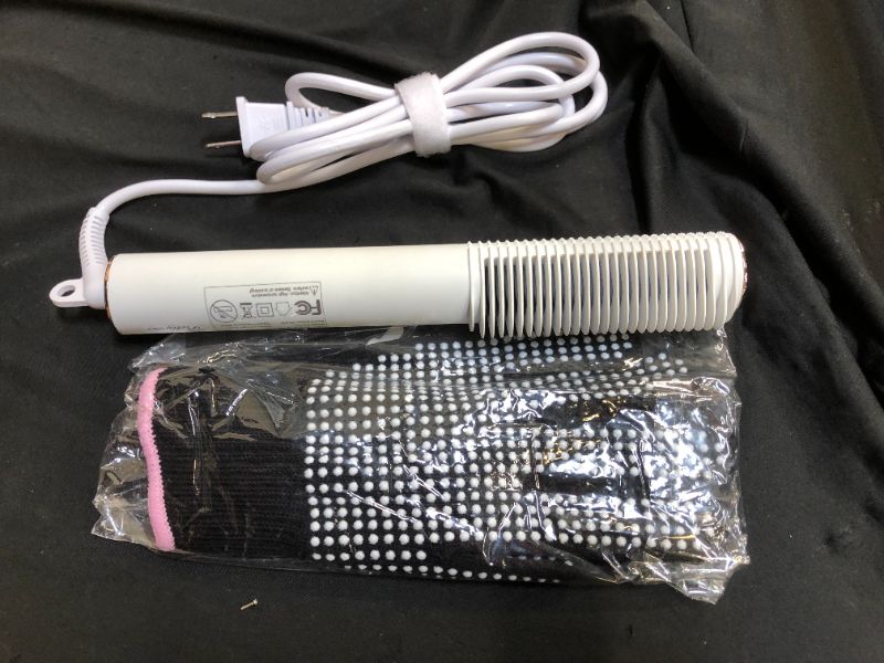 Photo 1 of Hair Straightener Brush – Hair Straightening Iron with Built-in Comb, 20s Fast Heating & 5 Temp Settings & Anti-Scald, Perfect for Professional Salon at Home