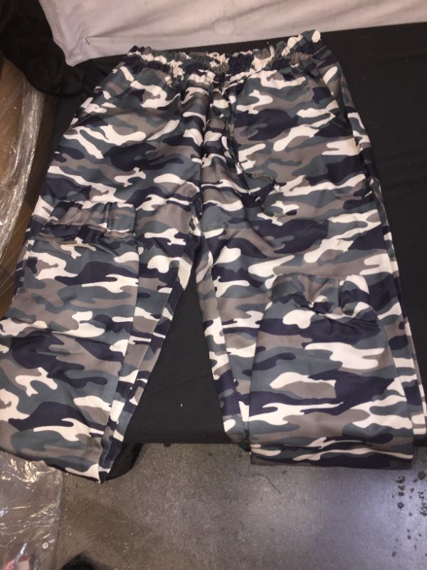 Photo 1 of camo pants elastic waistband medium