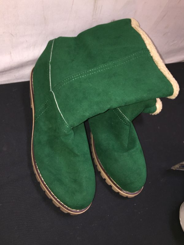 Photo 1 of green felt boots size 43