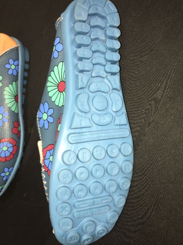 Photo 2 of blue shoes unknown size 9.5 inches