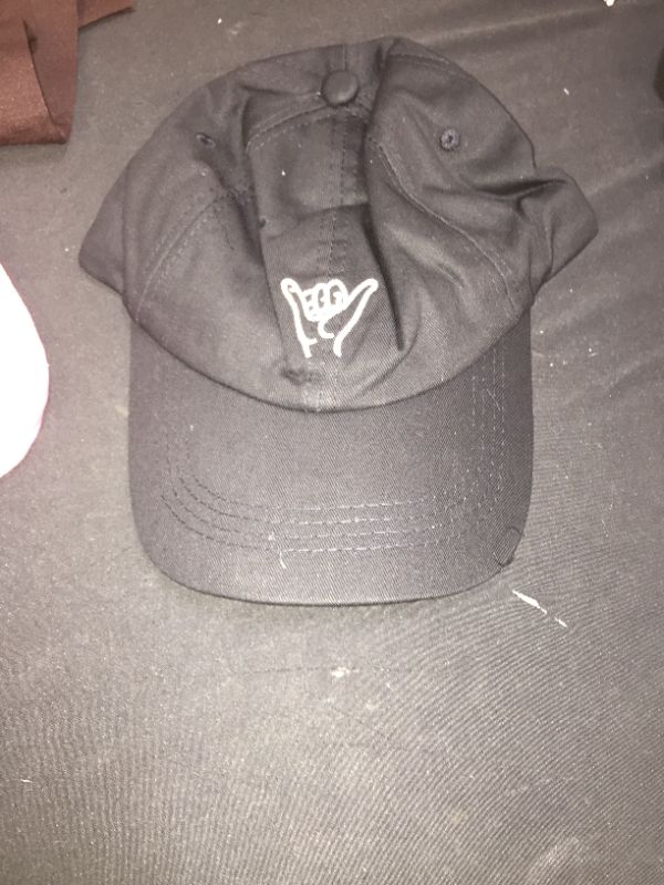 Photo 1 of black adjustable hat